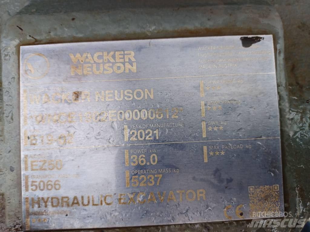 Wacker Neuson EZ50 Верижен екскаватор