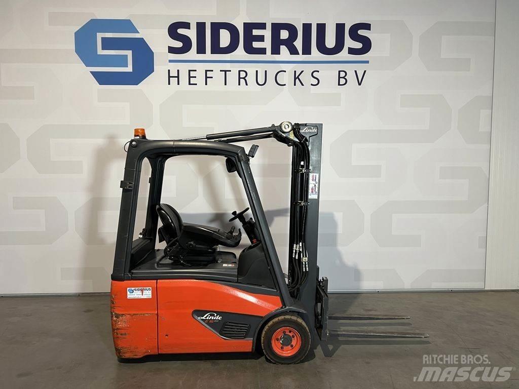 Linde E16 Електрически вилични кари-повдигачи