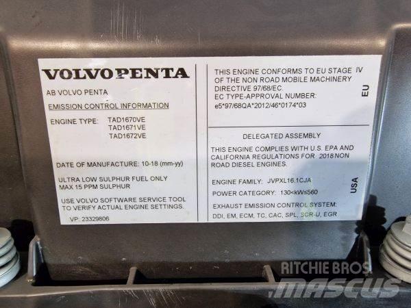 Volvo TAD1672VE Двигатели