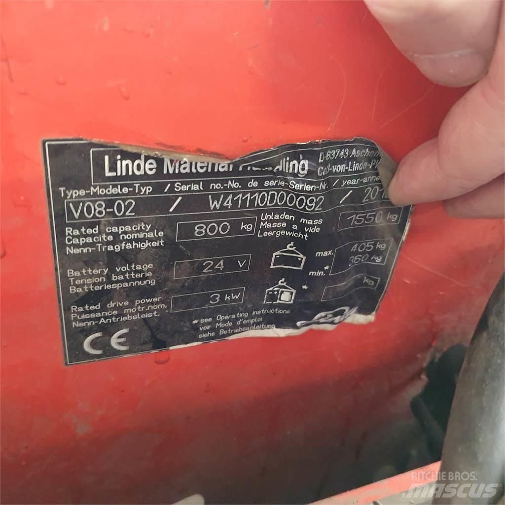 Linde V08-02 Машини за комисиониране средноповдигачи