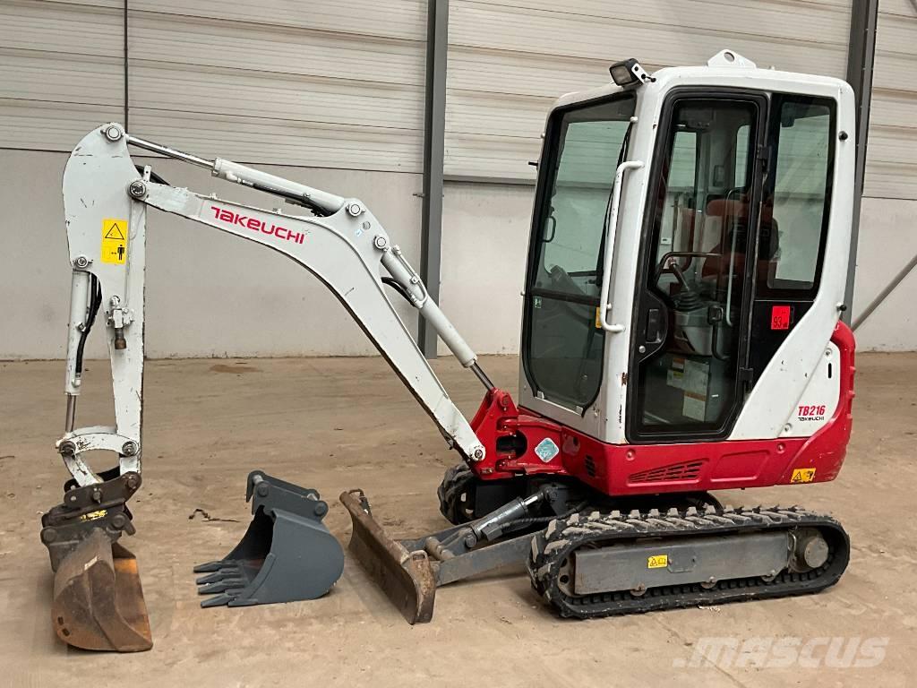 Takeuchi TB 216 Мини екскаватори < 7 т
