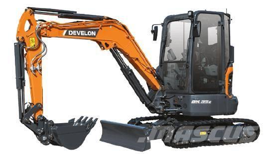 Develon DX 35 Z-7 Мини екскаватори < 7 т