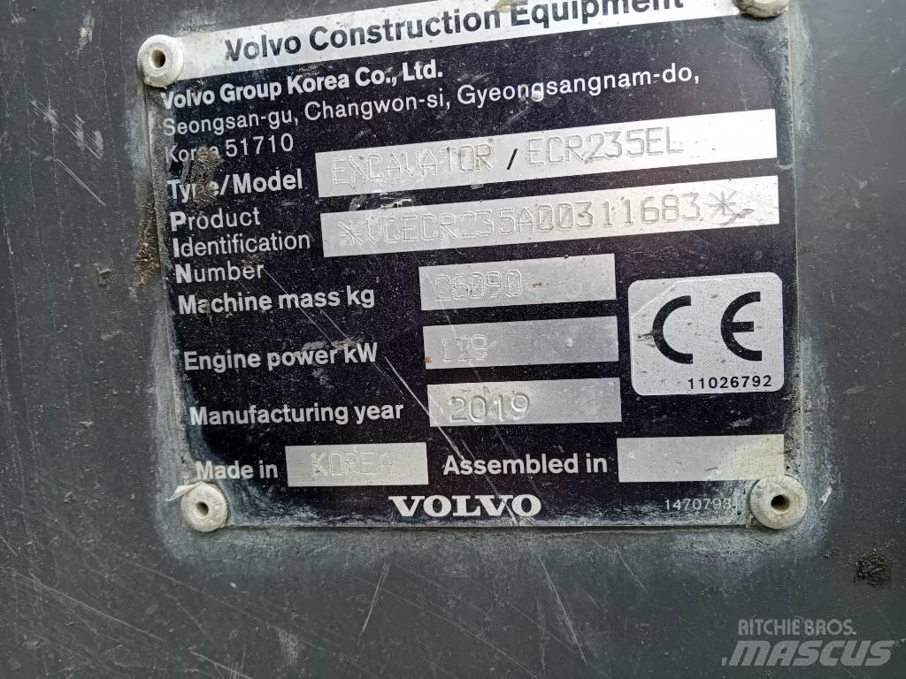 Volvo ECR235EL Верижен екскаватор