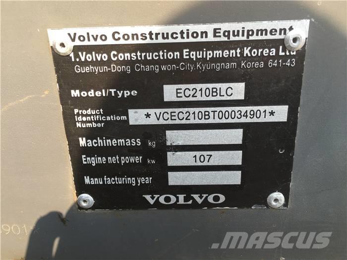 Volvo EC 210 B LC Верижен екскаватор