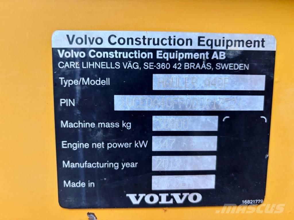 Volvo A 40 F Дъмпери/моторни превозни средства