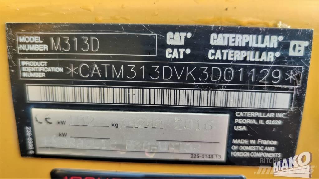 CAT M 313 D Колесни екскаватори
