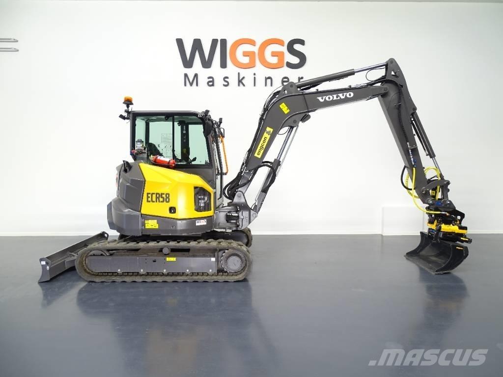 Volvo ECR58F Мини екскаватори < 7 т