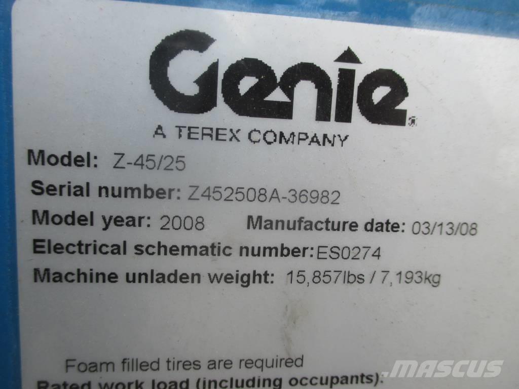 Genie Z 45/25 J DC Съчленени стрелови подемници