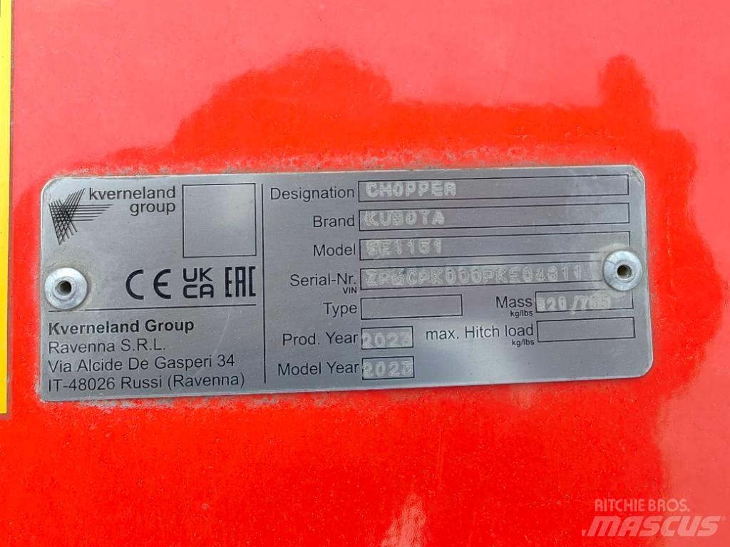 Kubota SE 1151UB Стъблорезачки