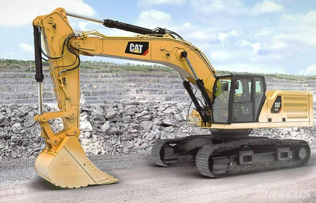 CAT 340 UTHYRES Верижен екскаватор