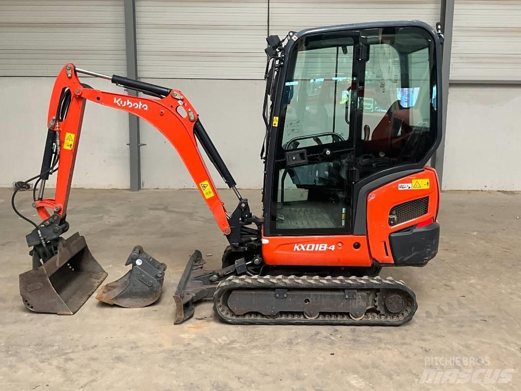 Kubota KX 018-4 Мини екскаватори < 7 т