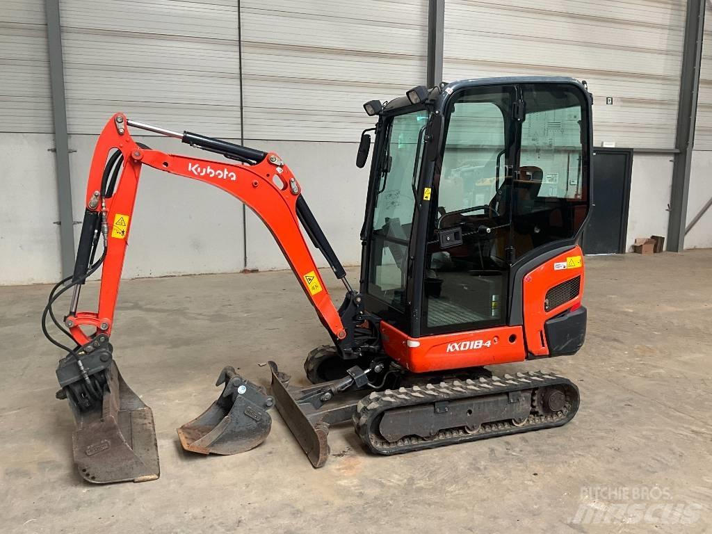 Kubota KX 018-4 Мини екскаватори < 7 т