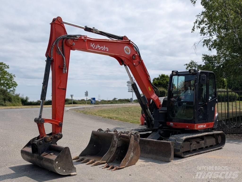 Kubota KX 080-4 Средни екскаватори 7т - 12т