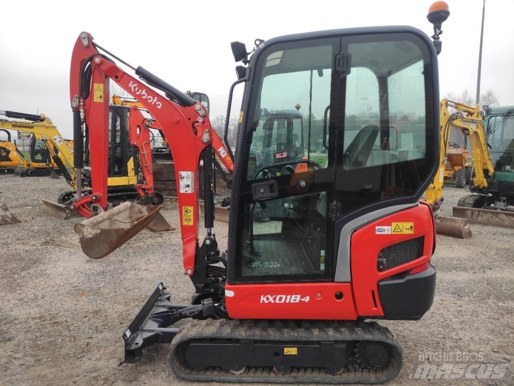 Kubota KX 018-4 Мини екскаватори < 7 т