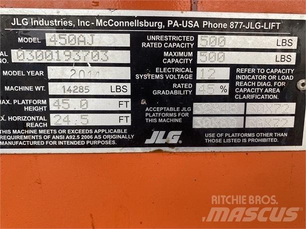 JLG 450 AJ Съчленени стрелови подемници