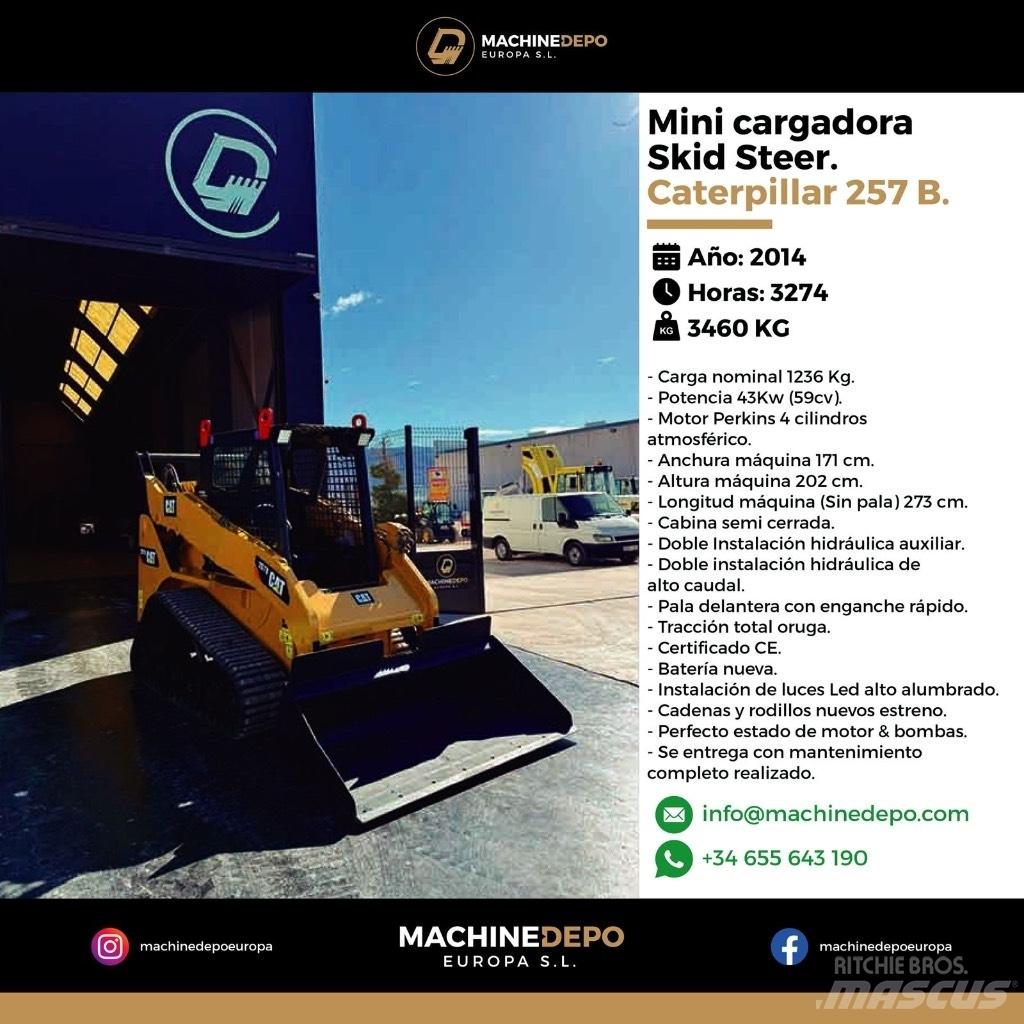 CAT 257 B Верижен товарач