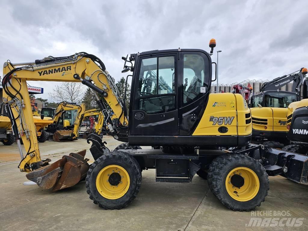 Yanmar B 95 W Колесни екскаватори