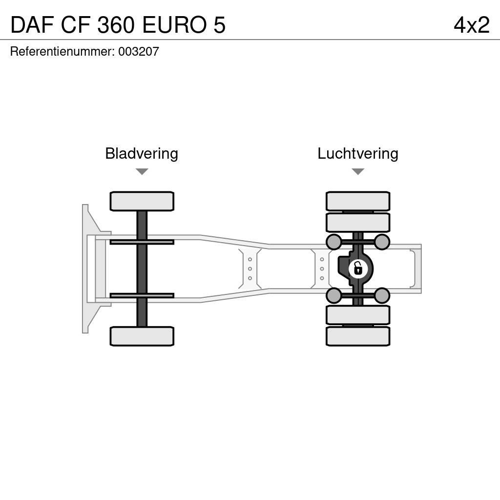 DAF CF 360 EURO 5 Влекачи