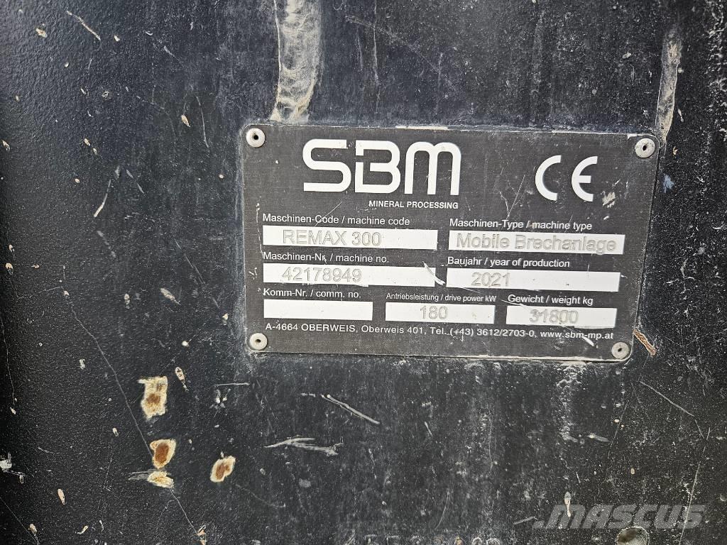 SBM Remax 300 Мобилни трошачки
