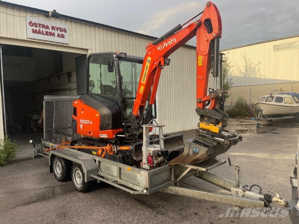 Kubota KX 027 Мини екскаватори < 7 т