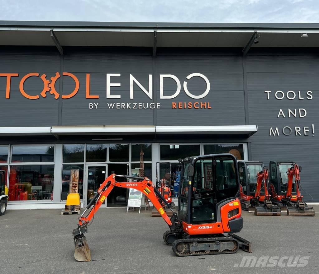 Kubota KX 018-4 Мини екскаватори < 7 т