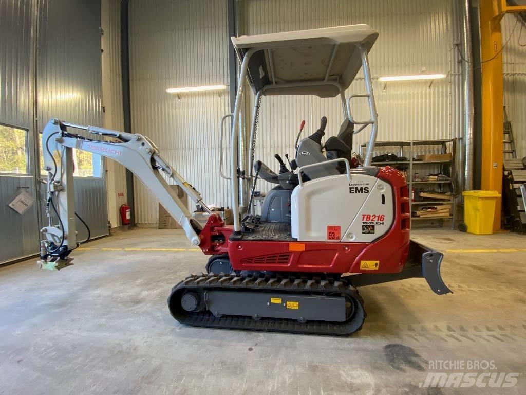 Takeuchi TB 216 A Мини екскаватори < 7 т