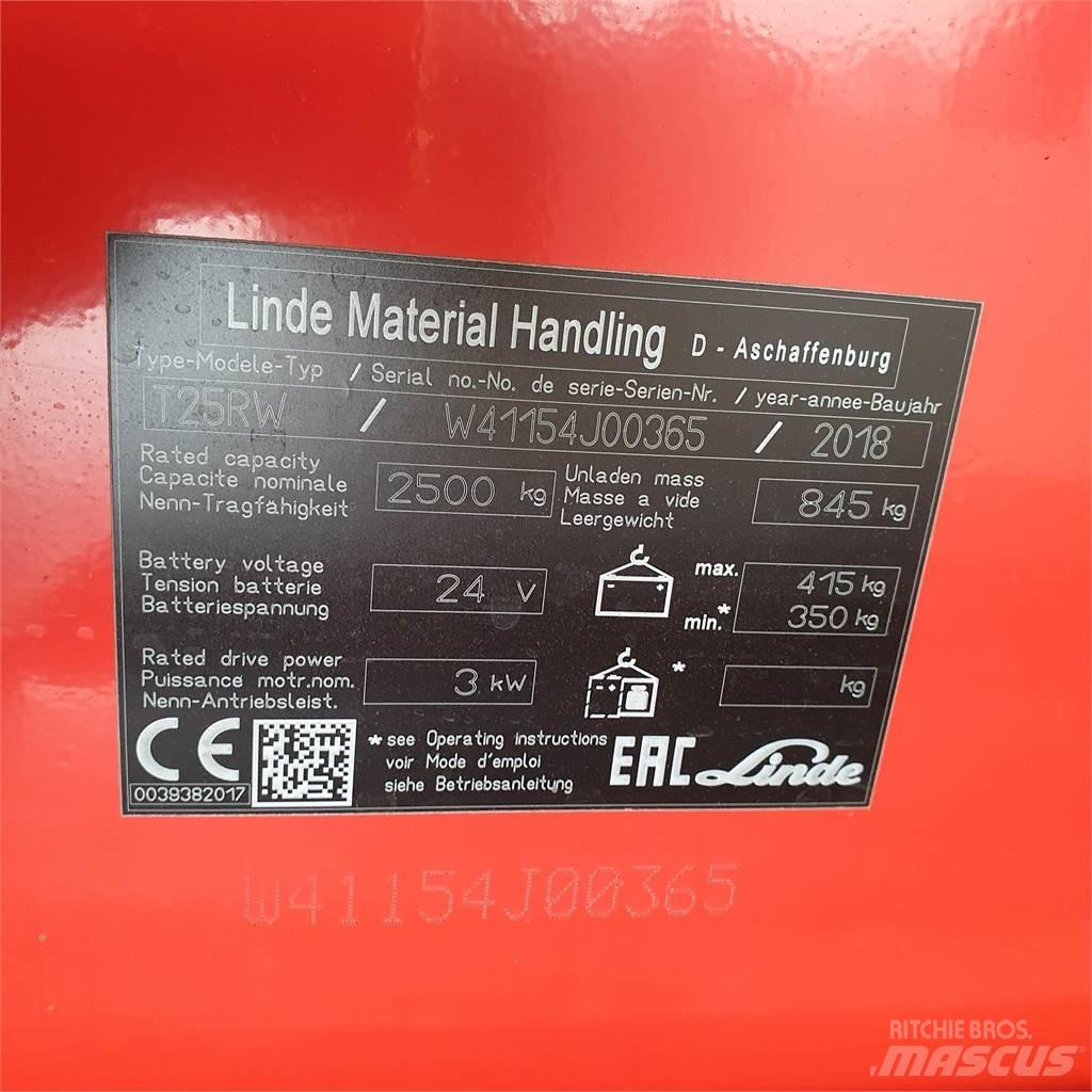 Linde T25RW-lang Нископовдигач
