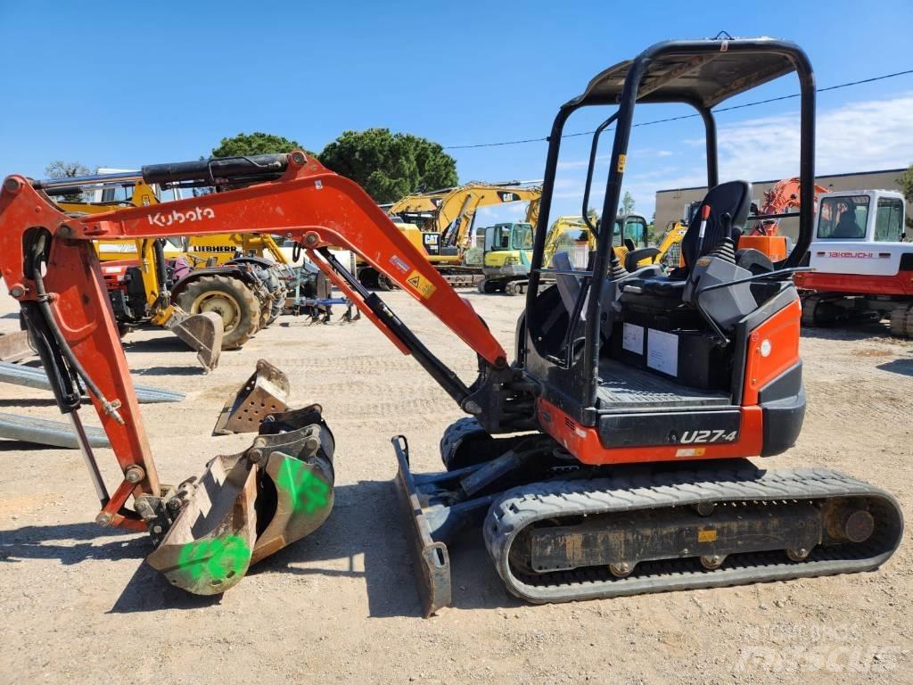 Kubota U 27-4 Мини екскаватори < 7 т