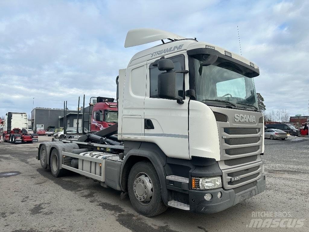 Scania R 450 6x2*4 Камиони с кран с кука