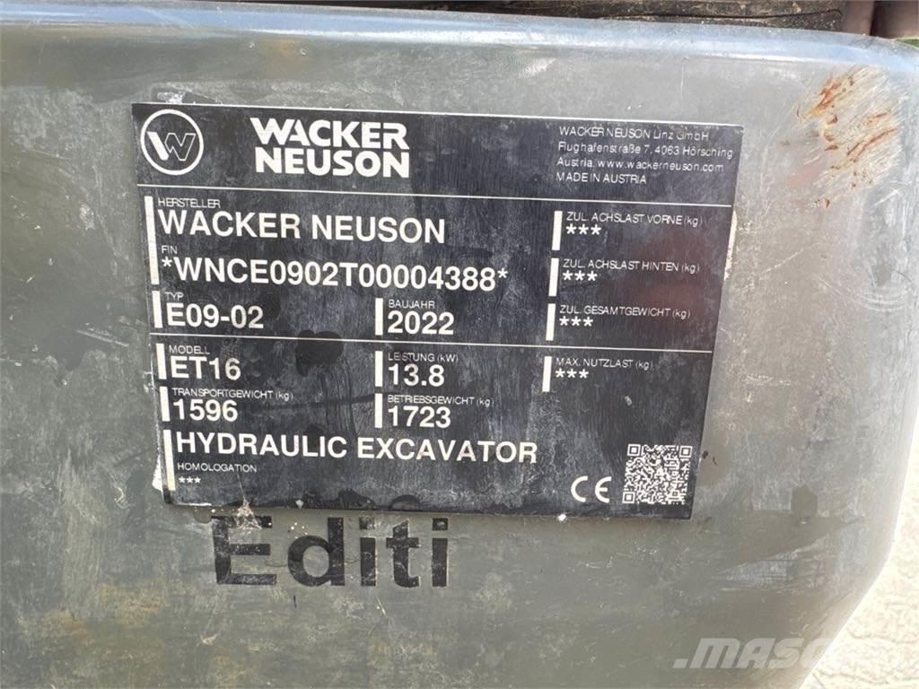 Wacker Neuson ET16 Верижен екскаватор
