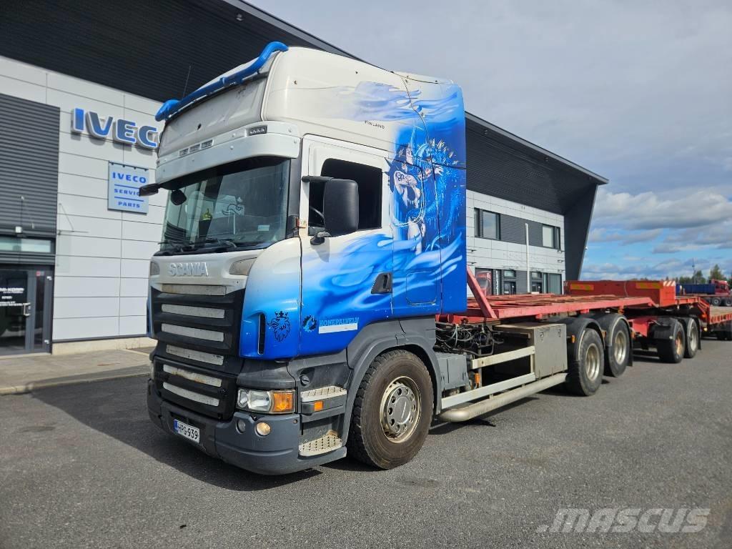 Scania R580 6x2 Камиони с кран с кука