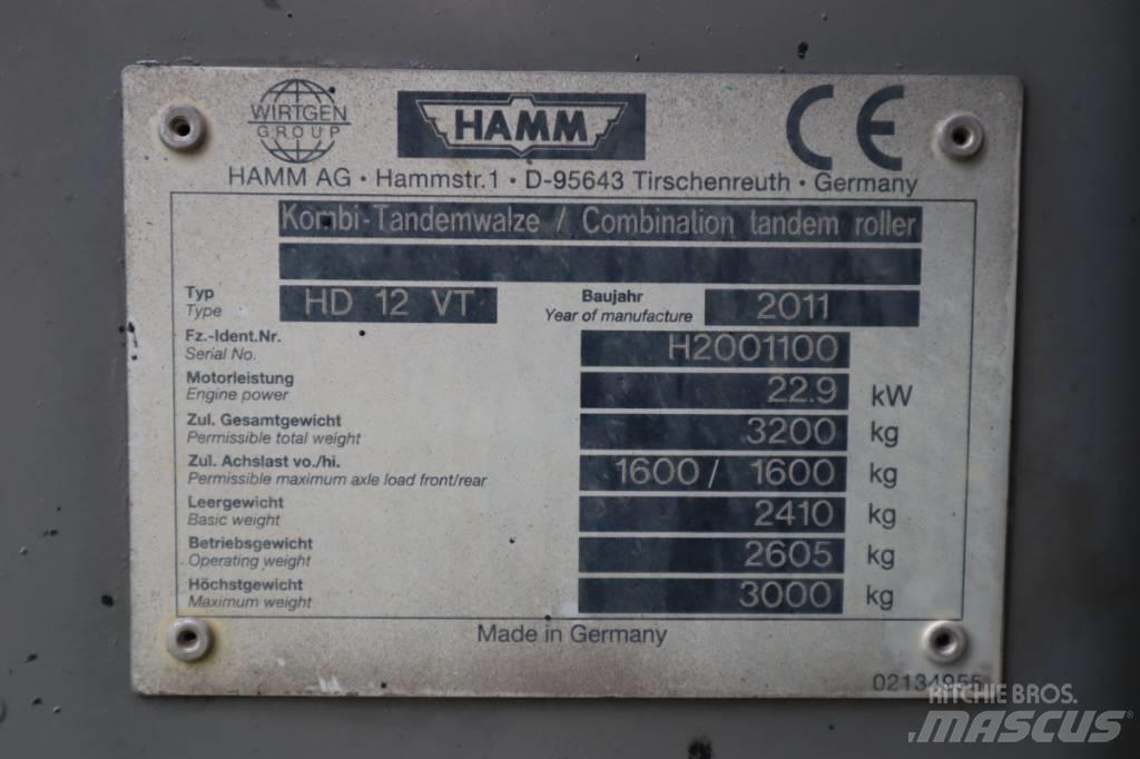 Hammar HD12VT Комбинирани ролки
