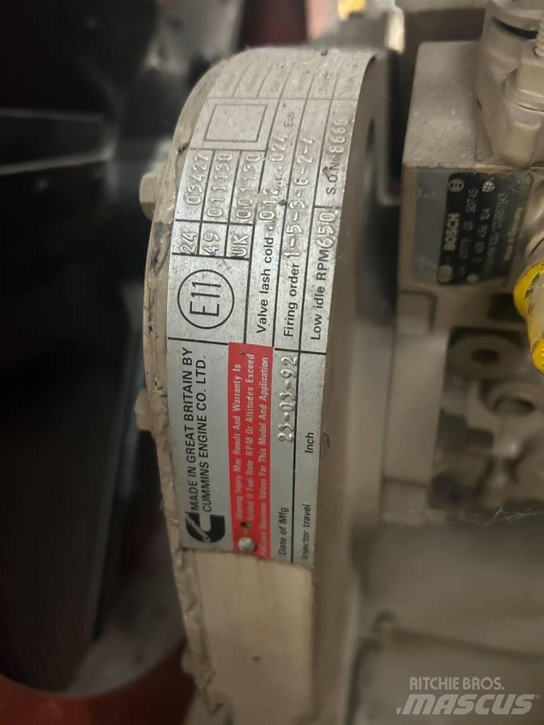 Cummins 6CTA8.3 Дизелови генератори
