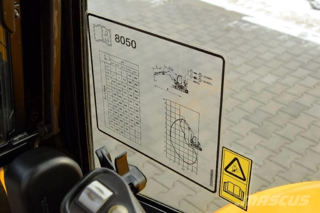 JCB 8050 RTS Мини екскаватори < 7 т