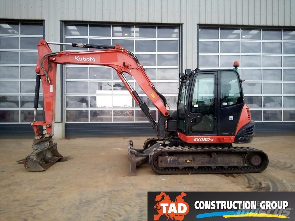 Kubota KX 080-4 Средни екскаватори 7т - 12т