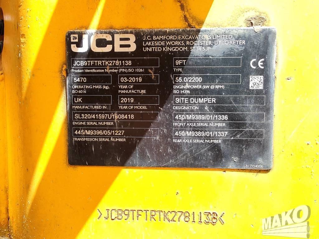 JCB 9TFT Странични самосвали