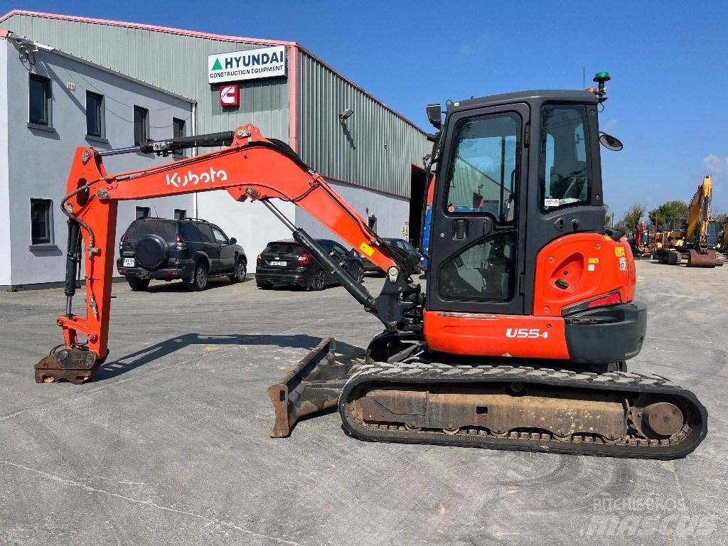 Kubota U 55-4 Мини екскаватори < 7 т
