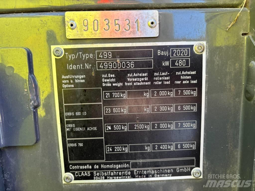 CLAAS Jaguar 960 4WD Самоходни фуражири