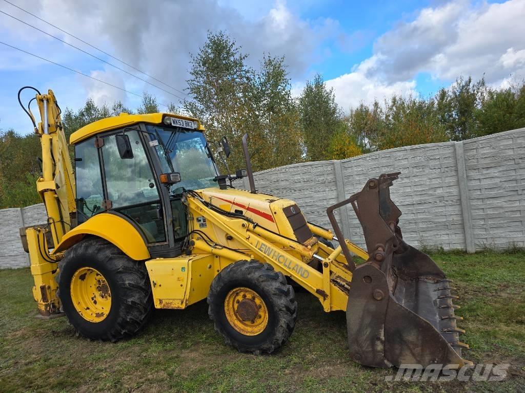 New Holland 110 Товарач със заден ексватор