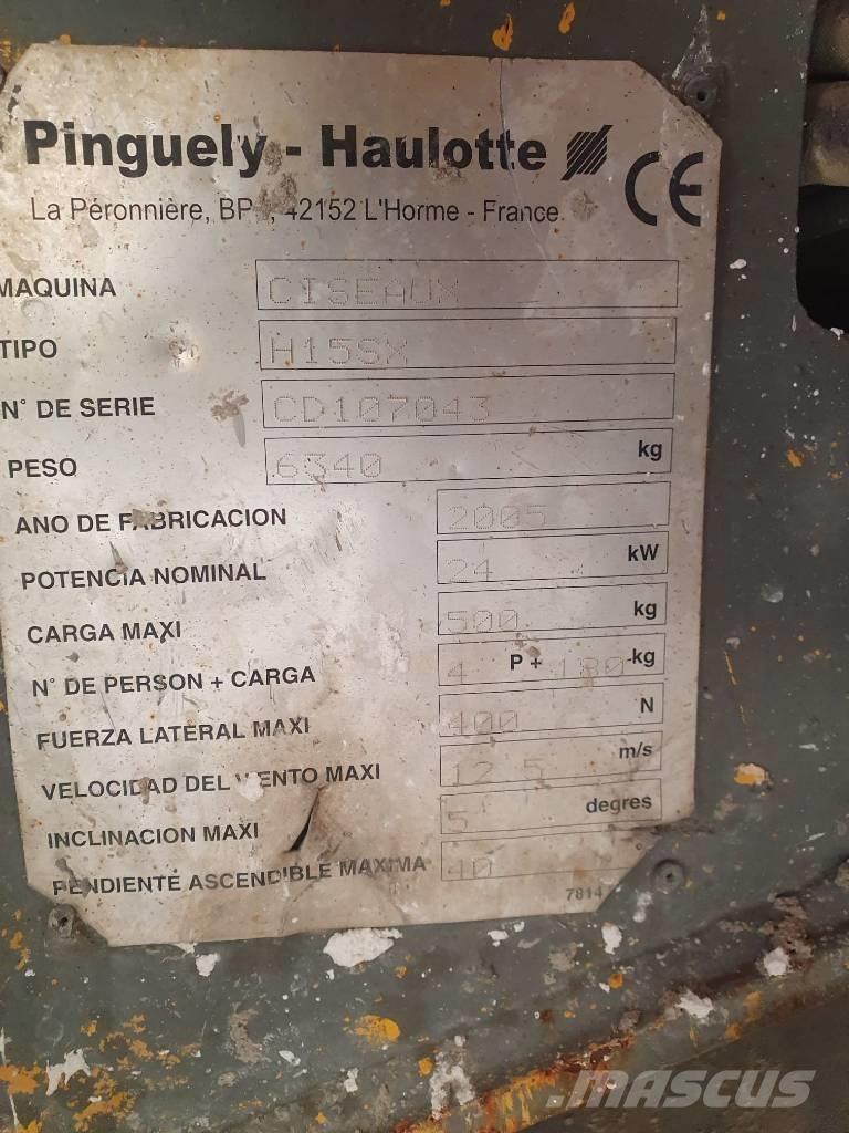 Haulotte H 15 SX Ножични работни платформи