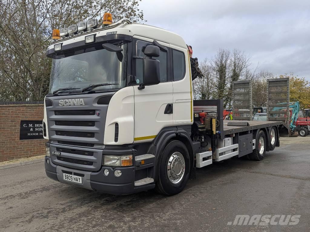 Scania G 480 Бордови камион / автолебедка