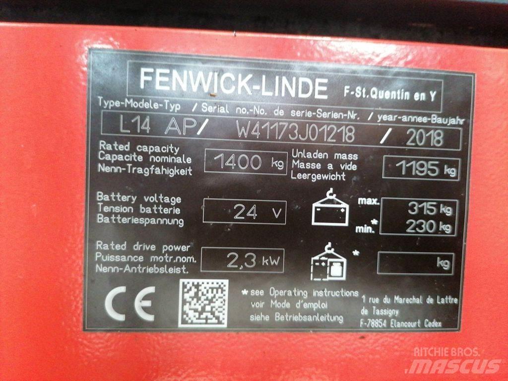 Linde L14 AP Колички високоповдигачи с теглич