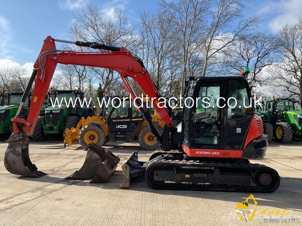 Kubota KX 080-4 Средни екскаватори 7т - 12т