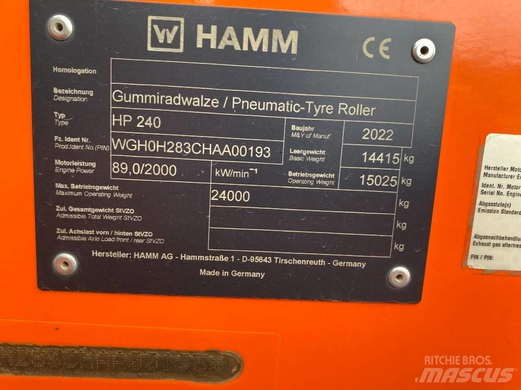 Hamm HP240 Двойни барабанни ролки
