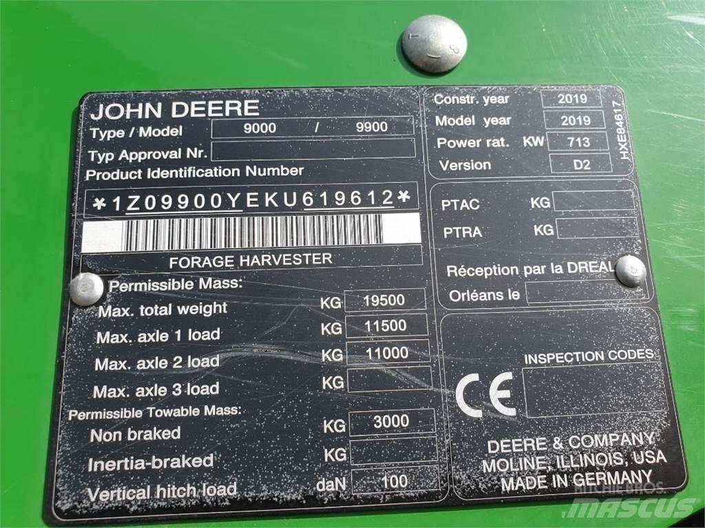 John Deere 9900 Фуражни комбайни