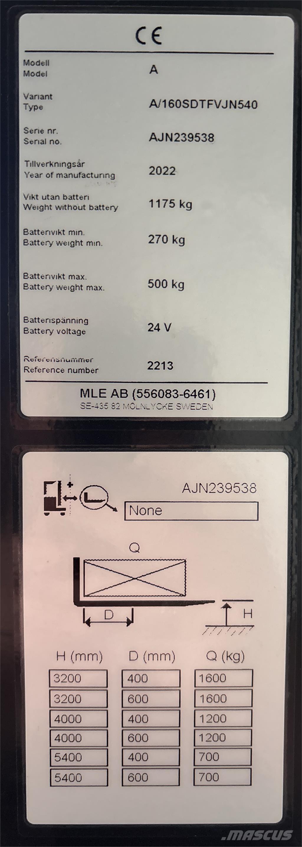 Atlet A160 Самоходни товарачи