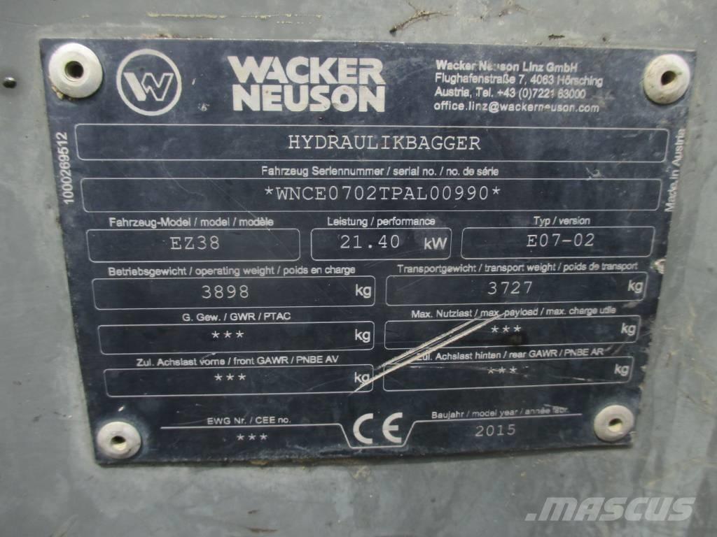Wacker Neuson EZ 38 Верижен екскаватор