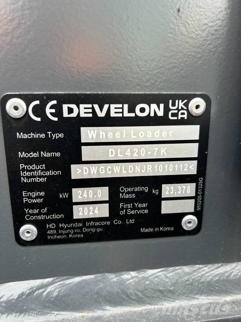 Develon DL 420 CVT-7 Колесни товарачи