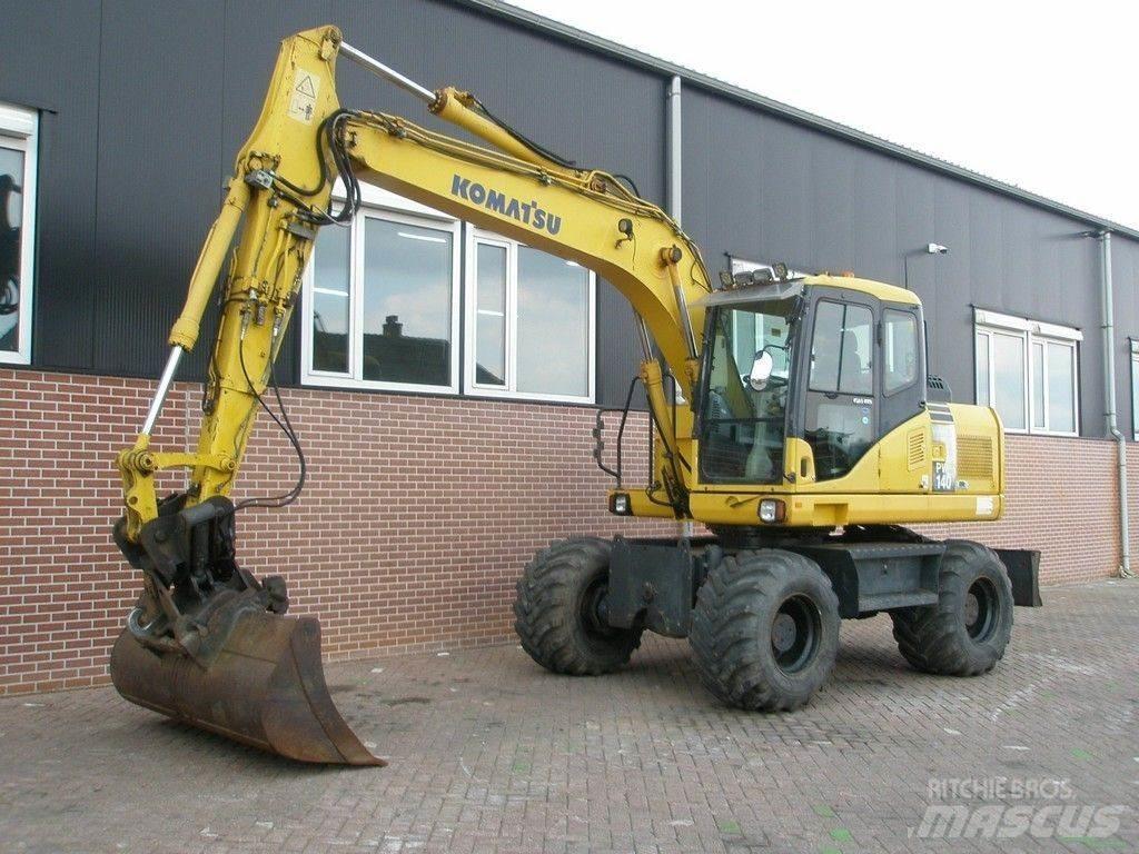 Komatsu PW140-7 Колесни екскаватори