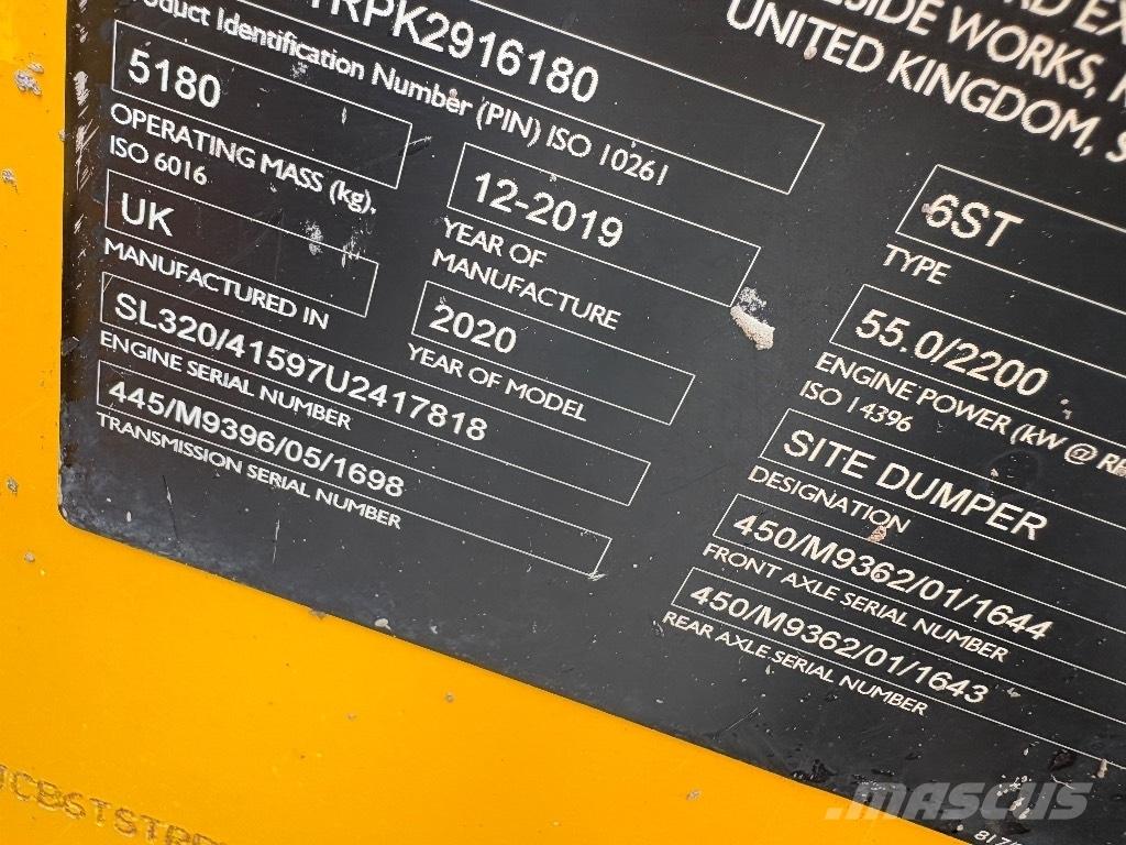 JCB 6 ST Странични самосвали